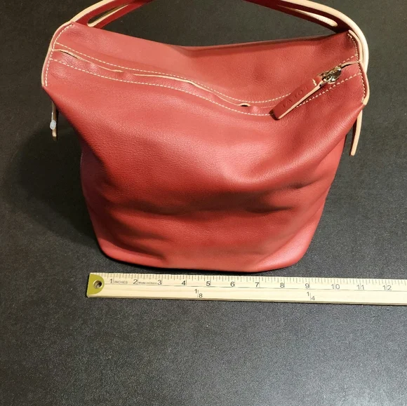 Loewe red leather hand bag - Picture 8 of 10